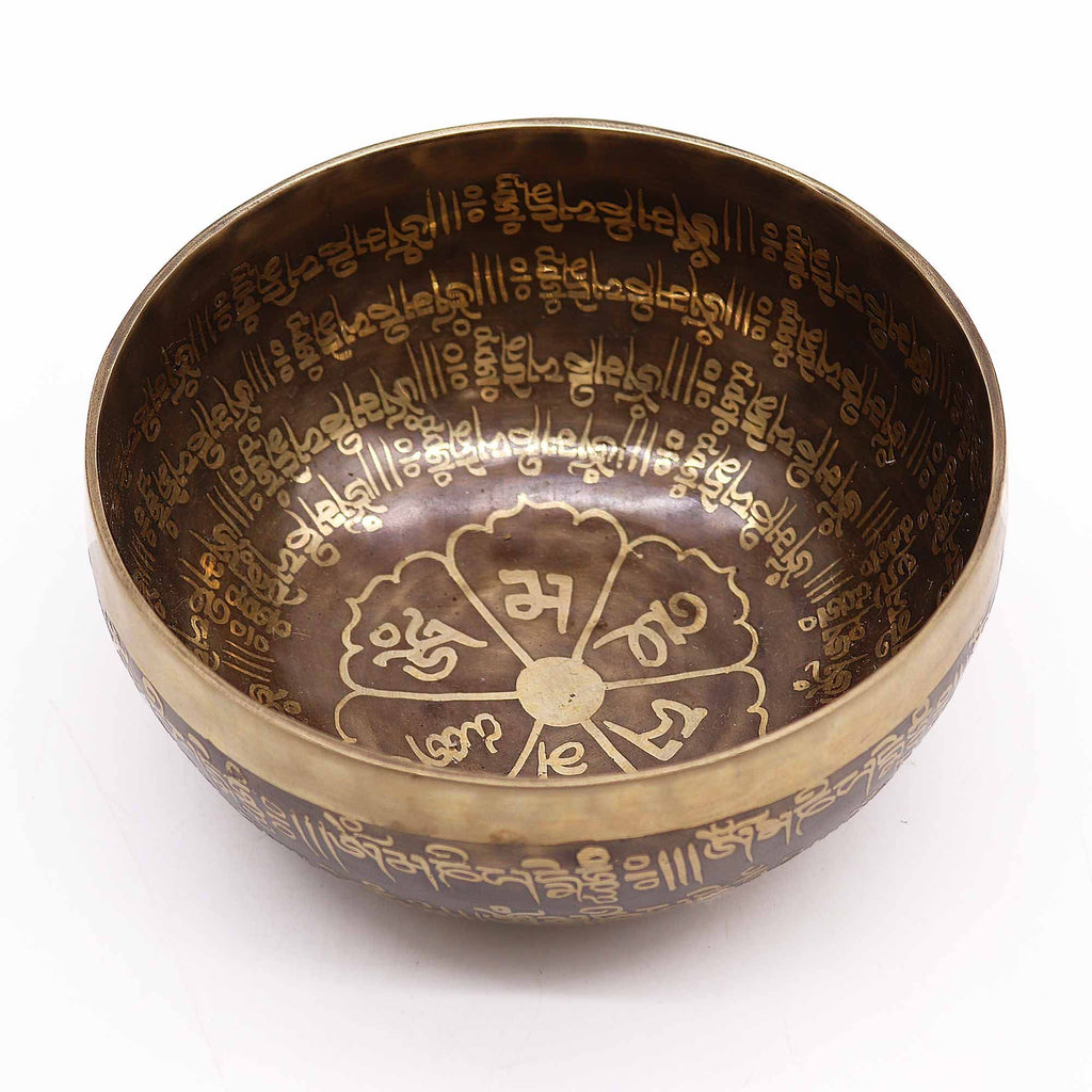 Tibetan Engraved Singing Bowl - Mantra (16cm) – view 3