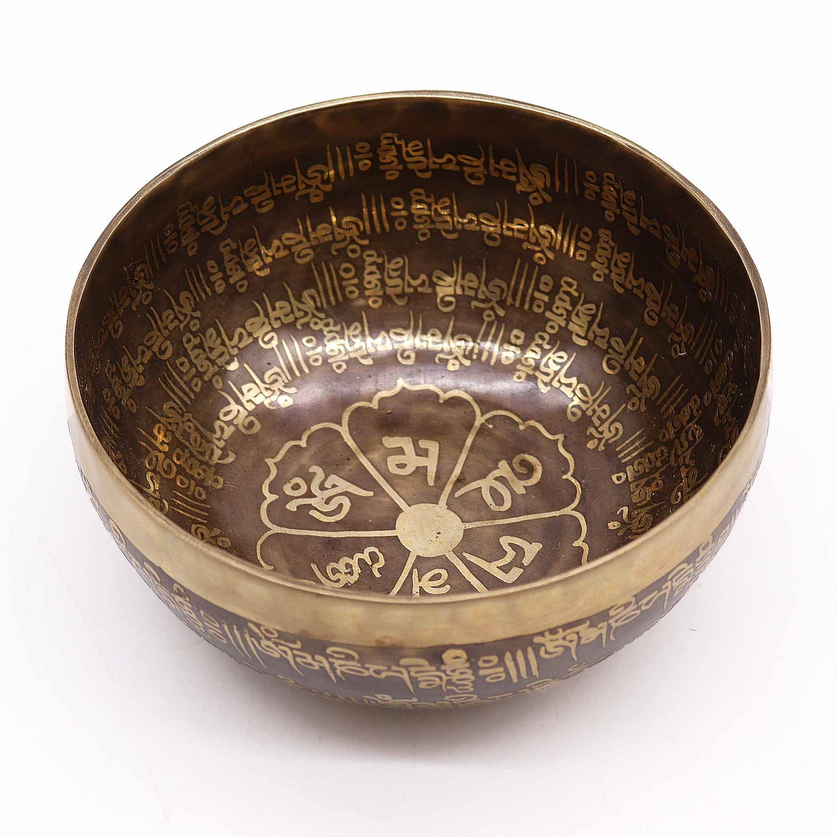 Tibetan Engraved Singing Bowl - Mantra (16cm) – view 3