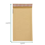 Kraft Bubble Mailing Envelope 135x225+40mm