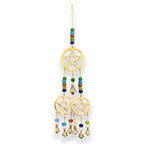 Brass Tri-Pentagram Wind Chime - 7 Bells, 9.5x32cm – view 2