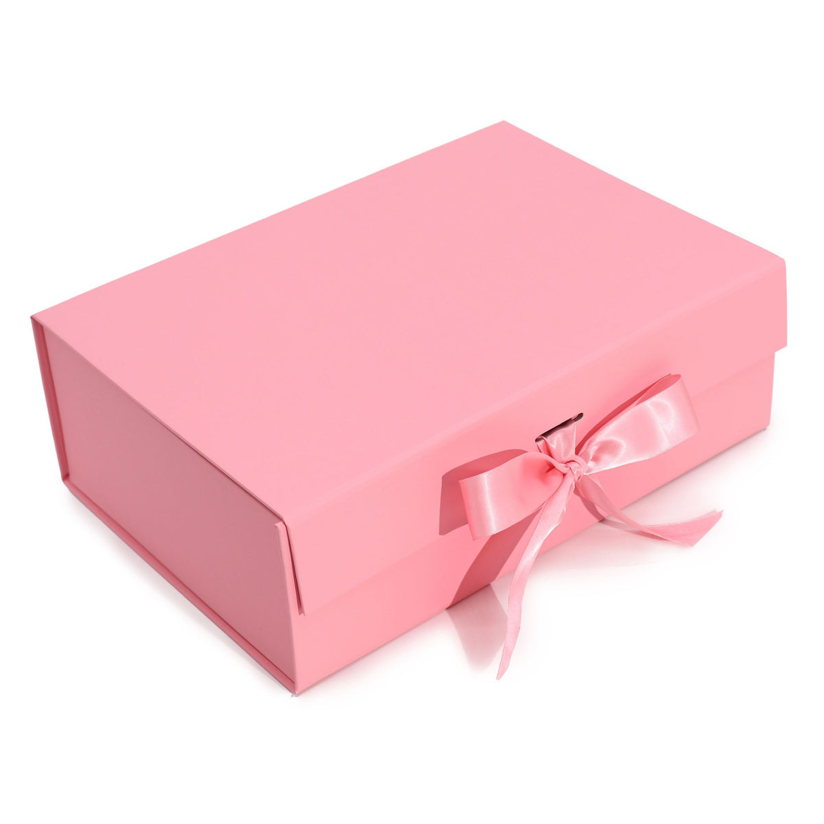 Flat Pack Gift Box Large 28.2x20.2x9.2cm Pink – view 4