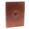 Leather Black Onyx Notebook, 200 Pages – 17.5x12.5 cm