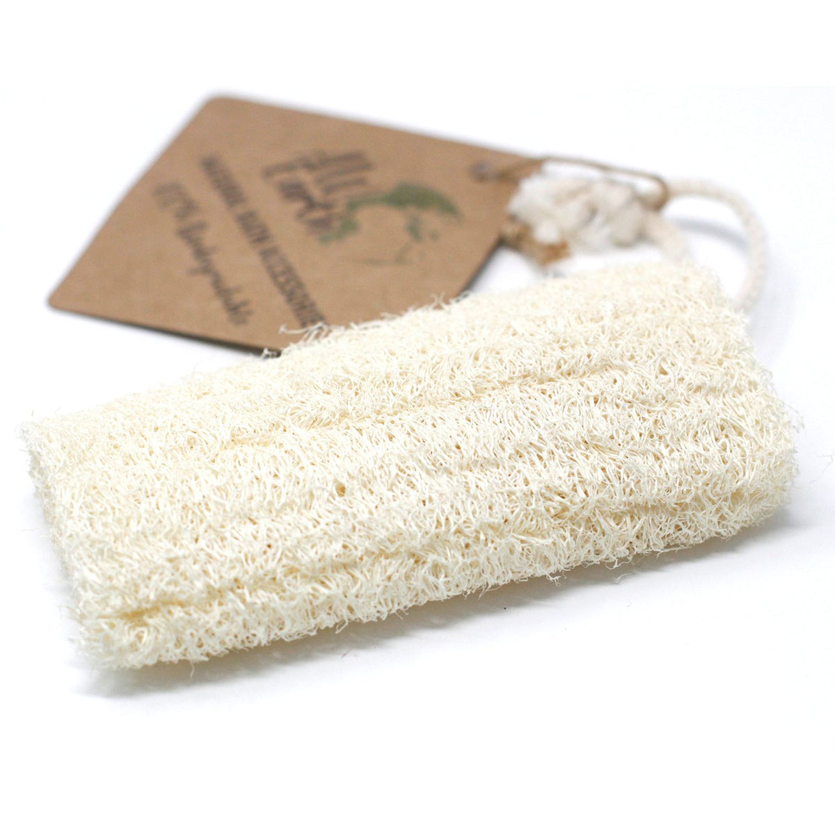 Natural Loofah Scrub on a Rope – view 3