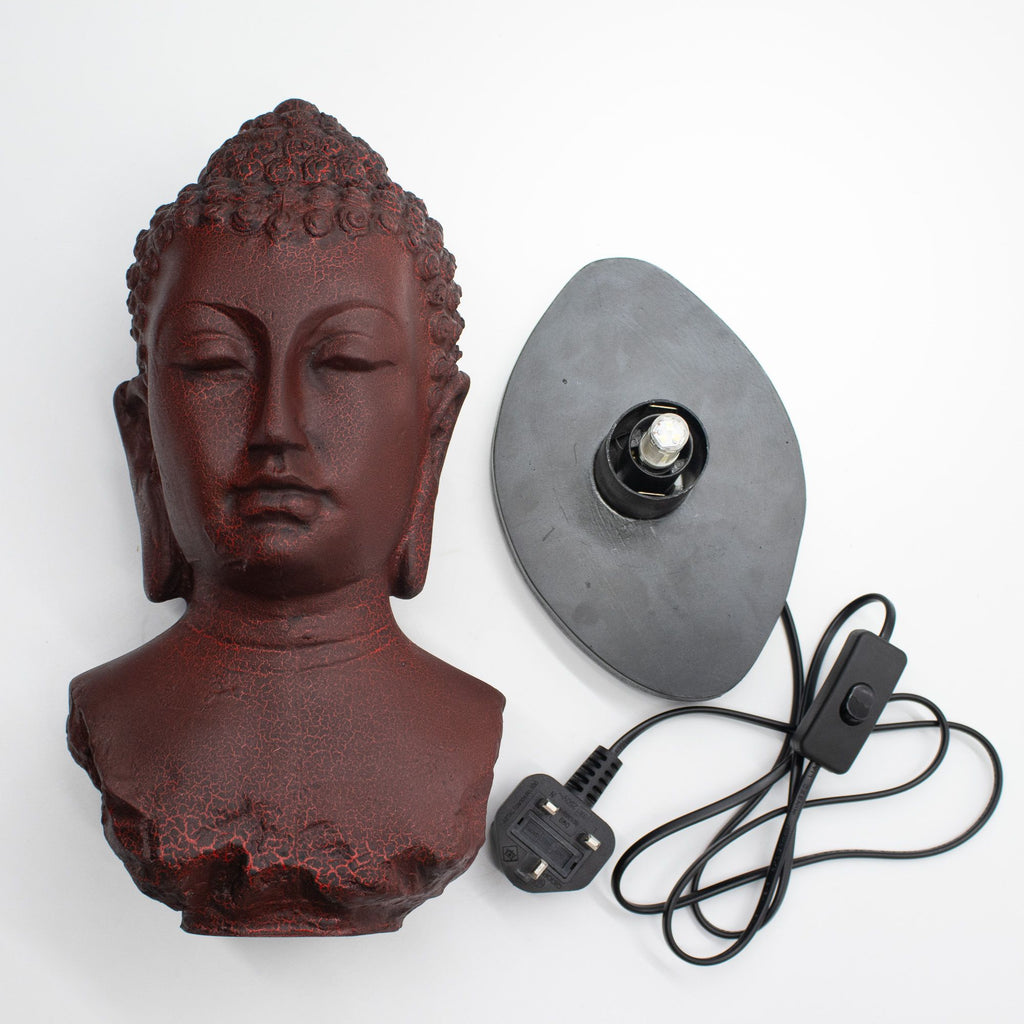 Buddha Bust Glow Lamp - Molten Lava, Oval Stand – view 7