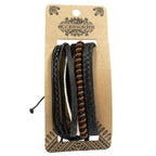 Men's Bracelet Set - Dark & Handsome, 4 Pieces – view 4