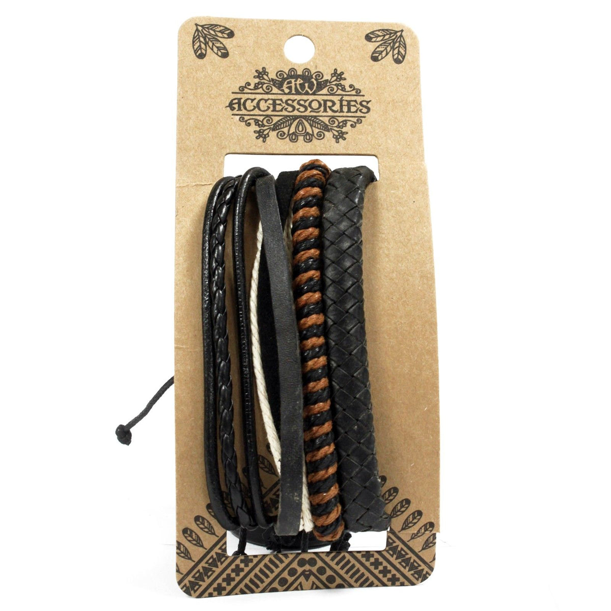 Men's Bracelet Set - Dark & Handsome, 4 Pieces – view 4