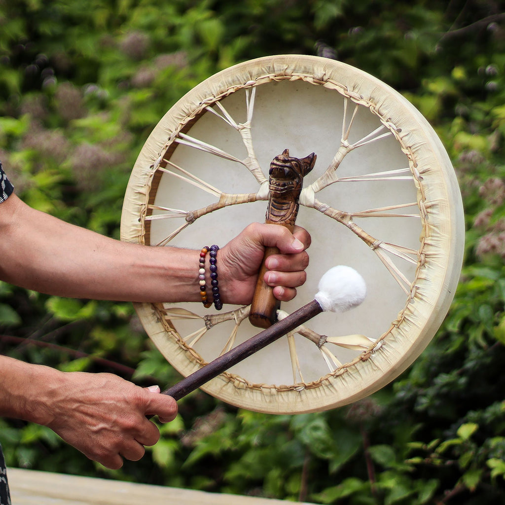 Spirit of the Dragon Tunable Shaman Drum with Beater - 40cm – view 10