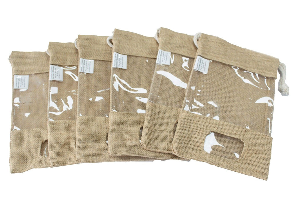 Jute Window Bag with Pocket 25x16cm – view 3