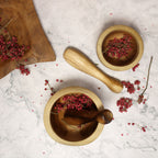 Ergo Teak Pestle and Mortar - Medium, 11 x 11 cm – view 4