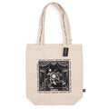 Hop Hare Cotton Canvas Tote Bag - I am Brave
