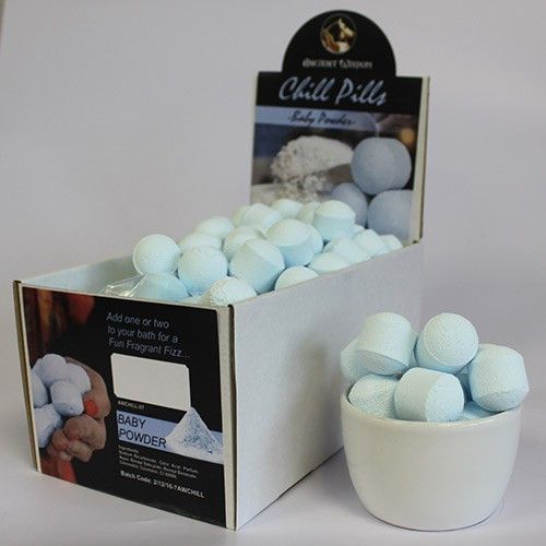 Chill Pills Bath Bombs - Baby Powder, 1.3kg Box – view 9