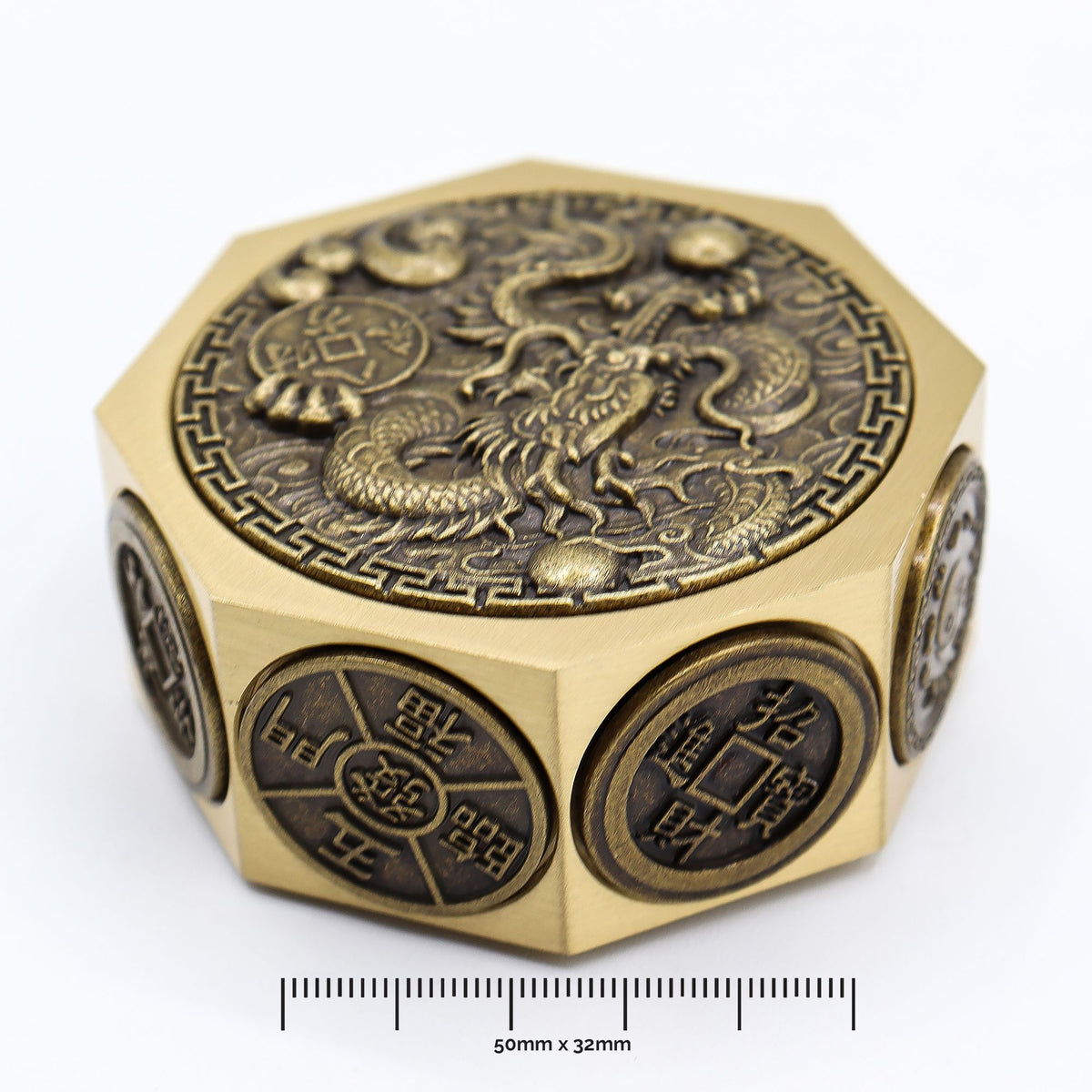 Feng Shui Dragon and Lucky Cat Spinner – view 6