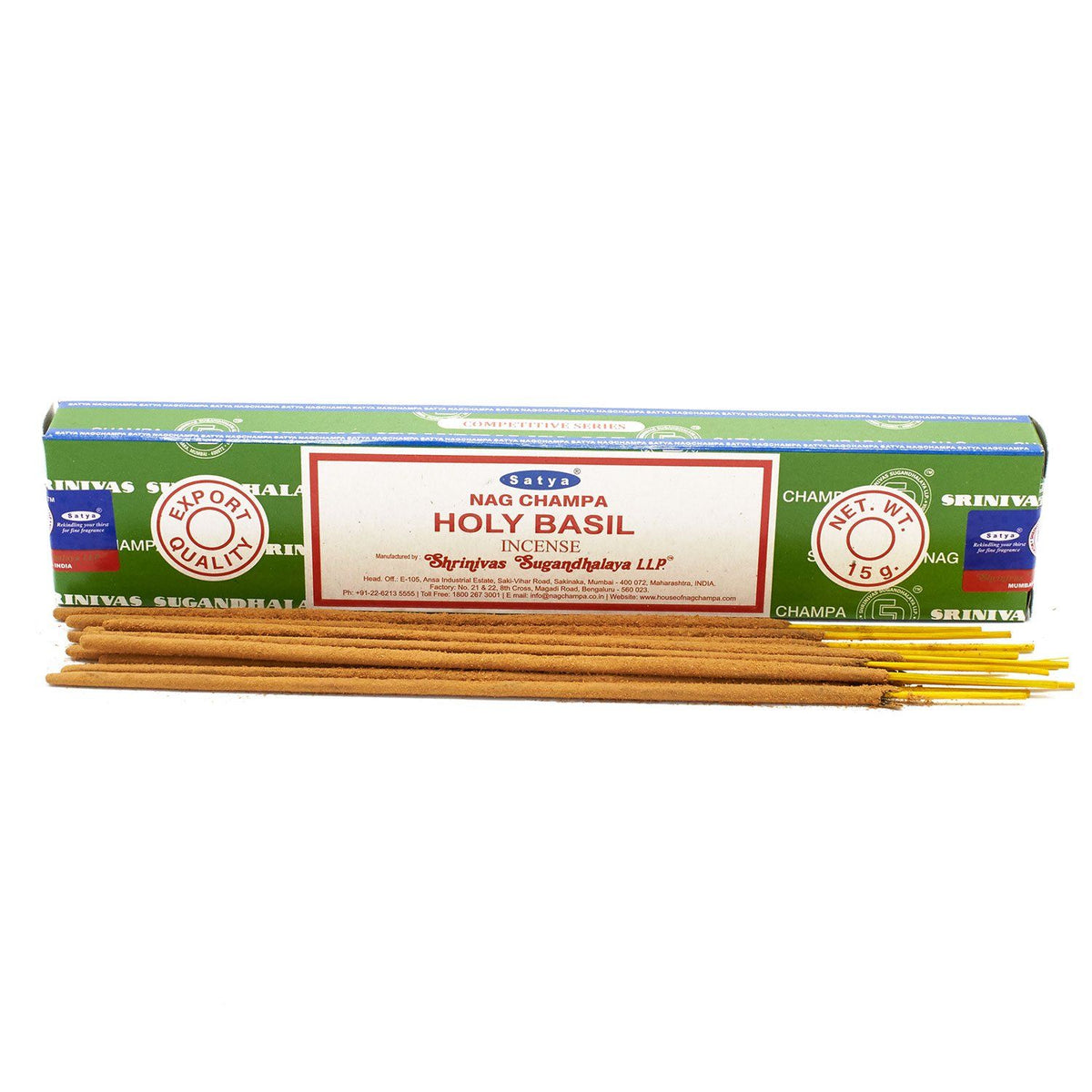 Satya Holy Basil Incense Sticks – view 2