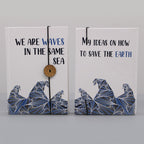 Small Notebook with Strap - Waves in the Same Sea – view 4