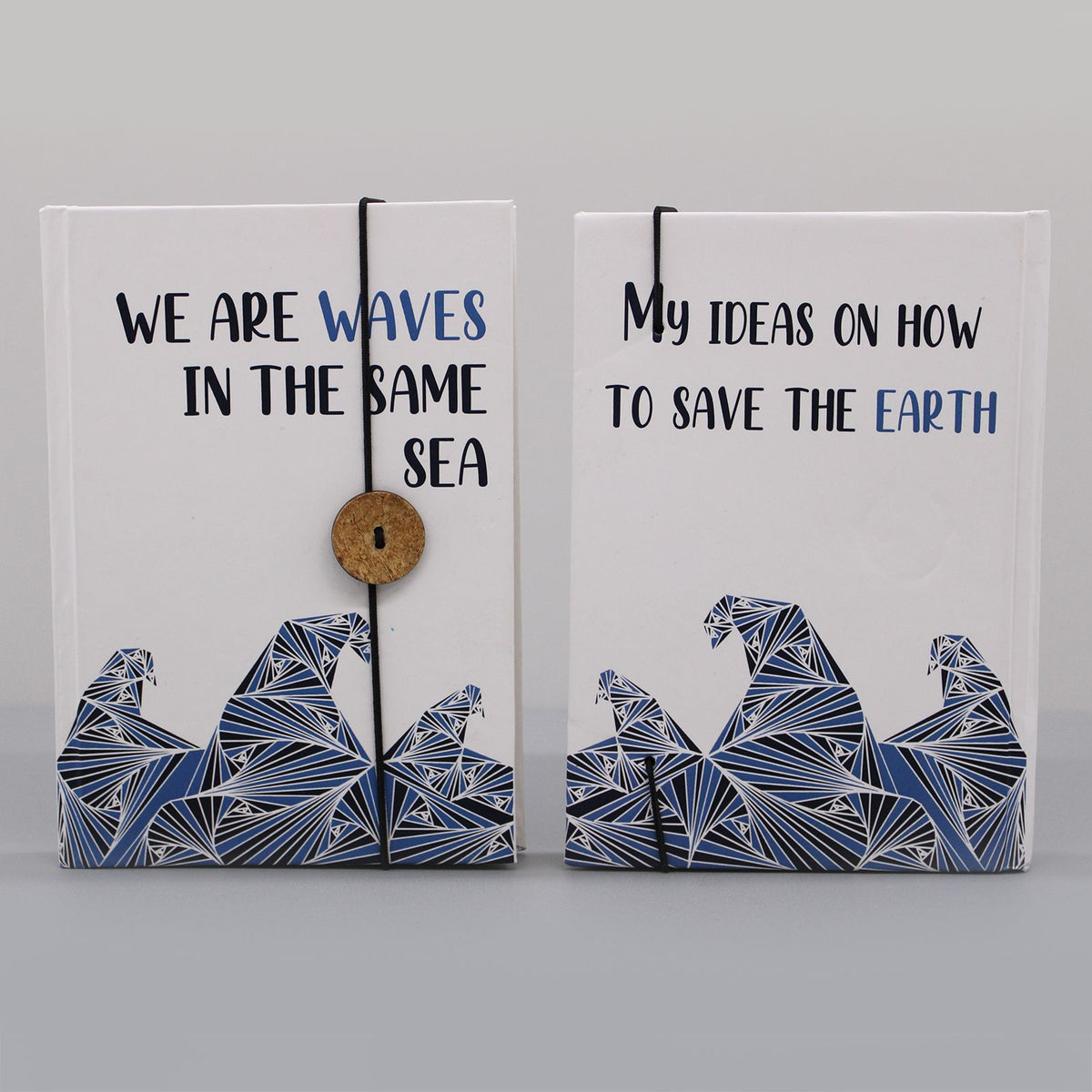 Small Notebook with Strap - Waves in the Same Sea – view 4