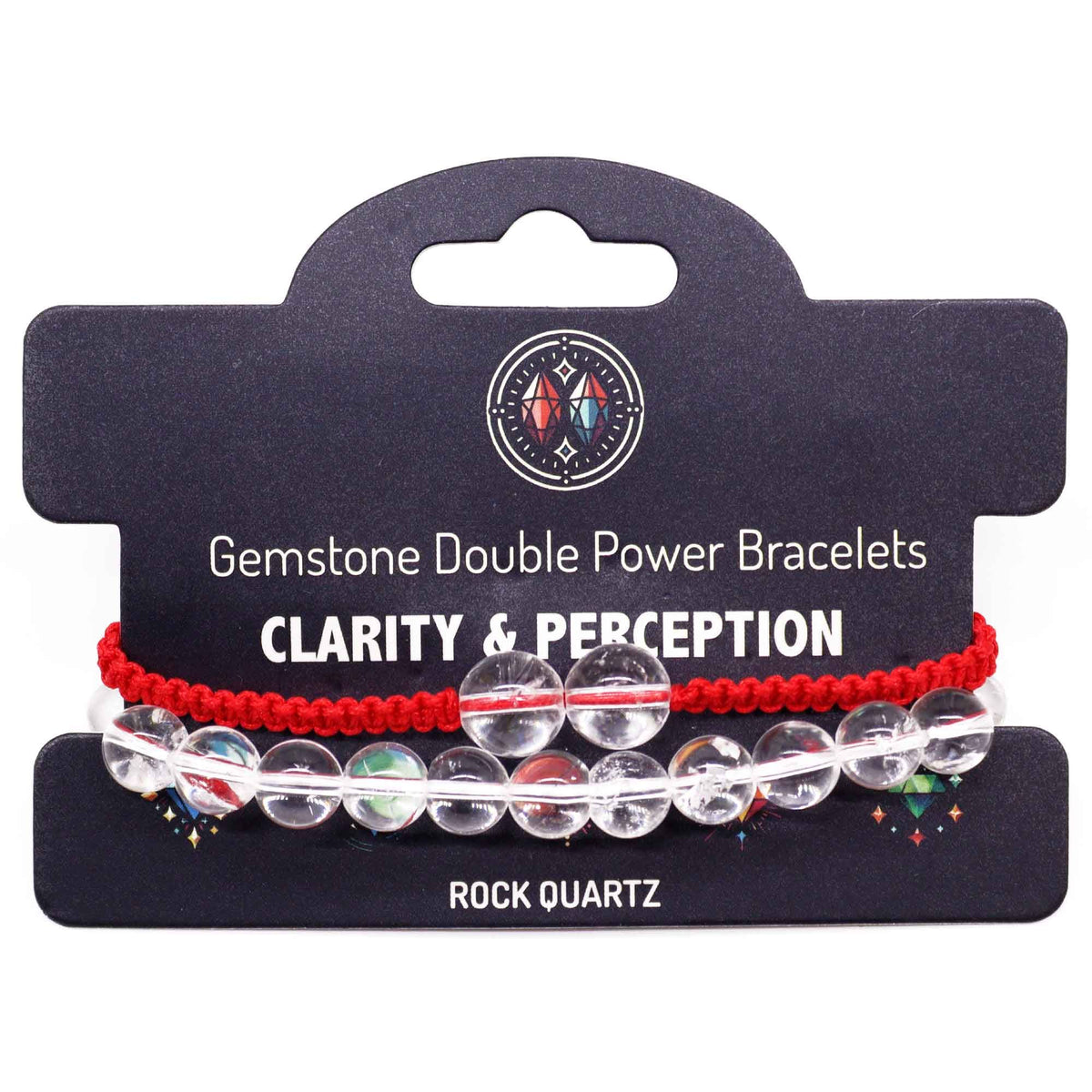 Rock Quartz Double Power Bracelet Set – view 3