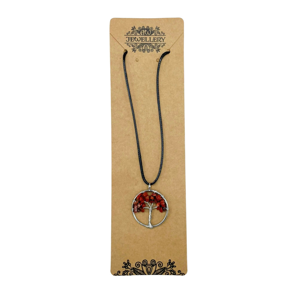 Tree of Life Pendant - Red Jasper – view 2