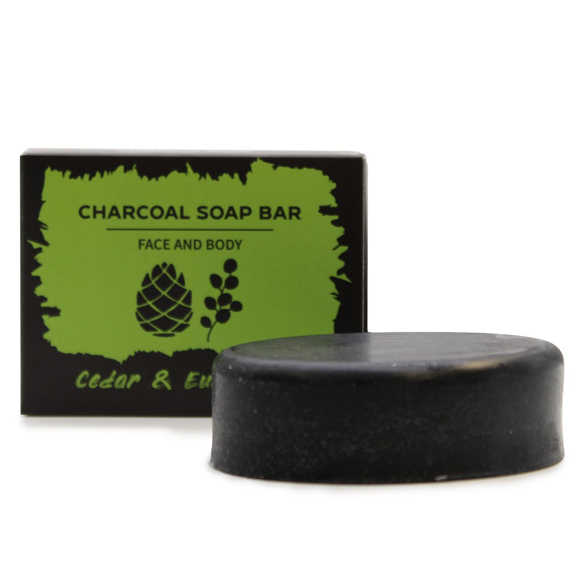 Charcoal Soap 85g - Eucalyptus & Cedarwood – view 3
