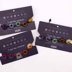 Chakra Gemstone String Bracelet - Ball Beads – view 2