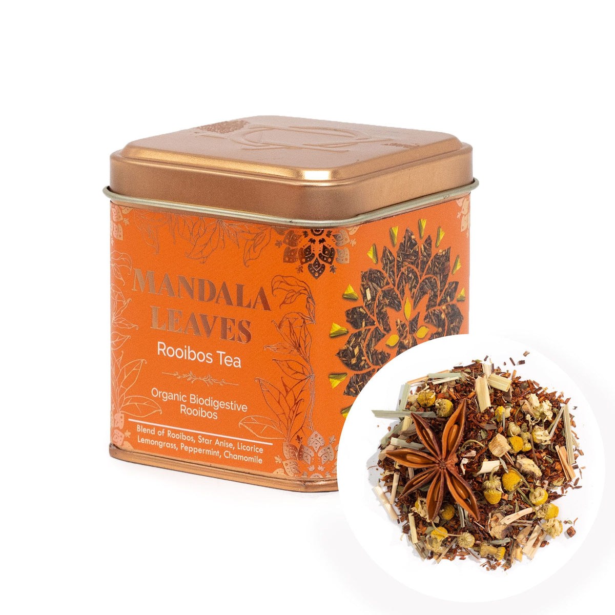 Biodigest Rooibos Fennel Mint Tea Tin 50g
