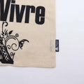 Joie de Vivre Cotton Tote Bag - Natural