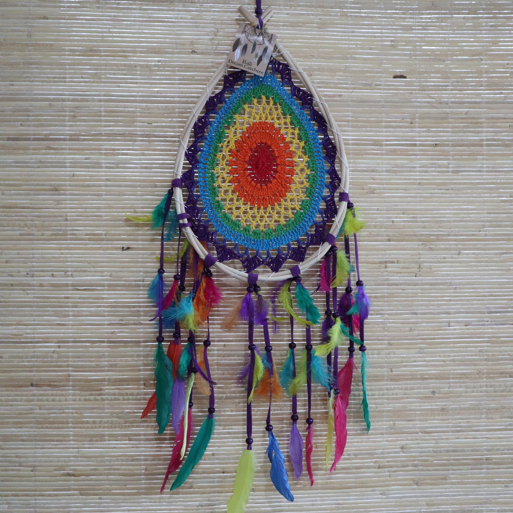 Bali Dreamcatcher - Large Multi Teardrop – view 3