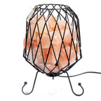 Mesh Salt Rock Brazier Lamp – view 4