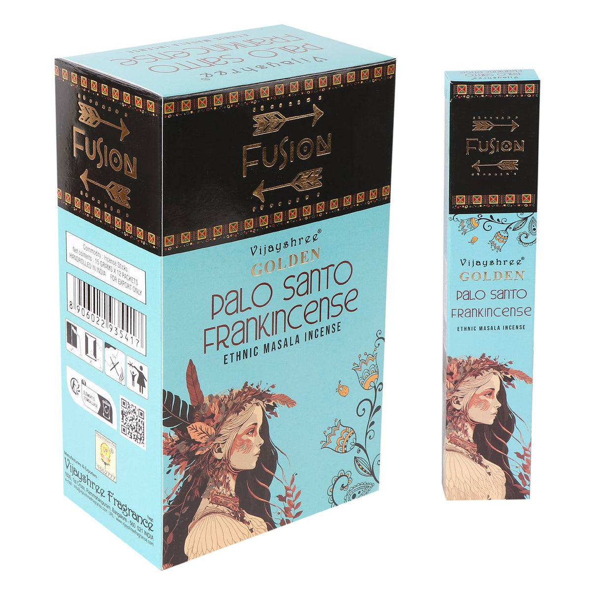 Golden Palo Santo and Frankincense Incense Sticks (15g) – view 5