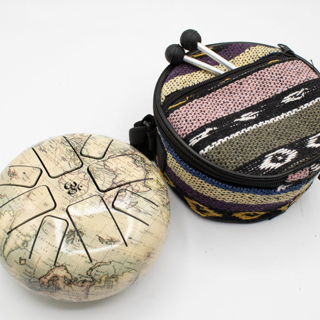 Low Med Happy Drum Atlas Design - 14x7cm