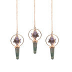 Cosmic Navigator Pendulum - Amethyst & Labradorite