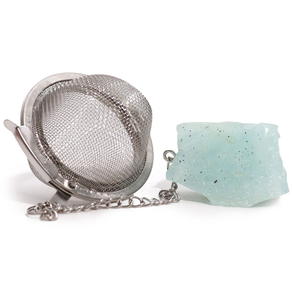 Aquamarine Crystal Tea Strainer – view 5