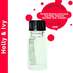 Holly & Ivy Fragrance Oil 10ml – Pack of 10 – view 6