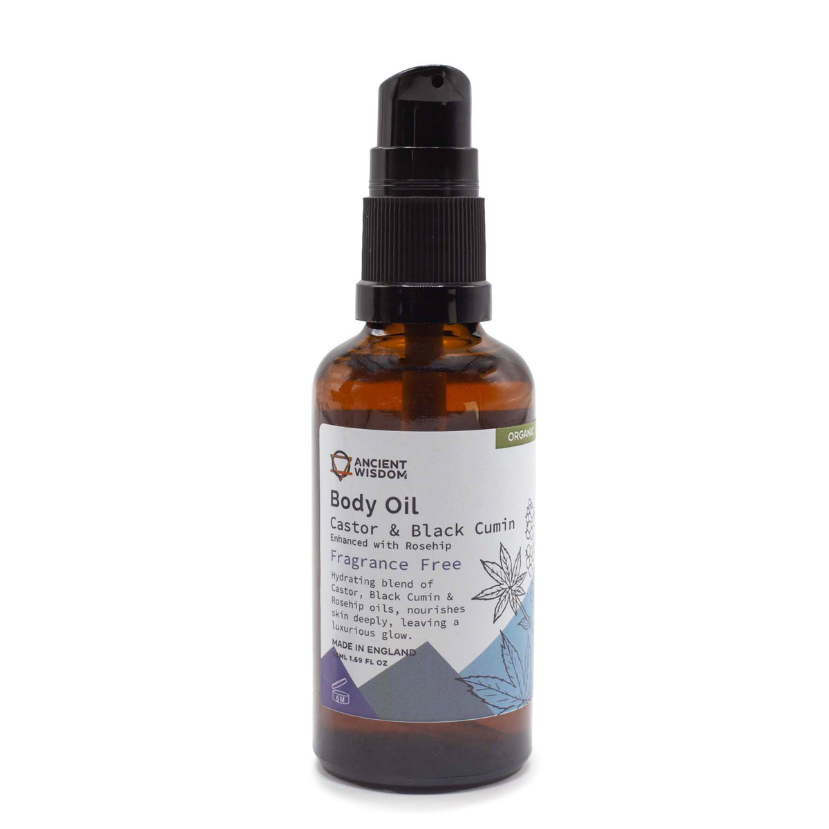 Organic Body Oil 50ml - Rosehip (Unfragranced) – view 5