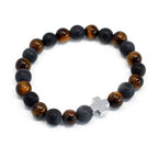 Power Friendship Bracelet Set - Tiger Eye & Black Stone – view 13