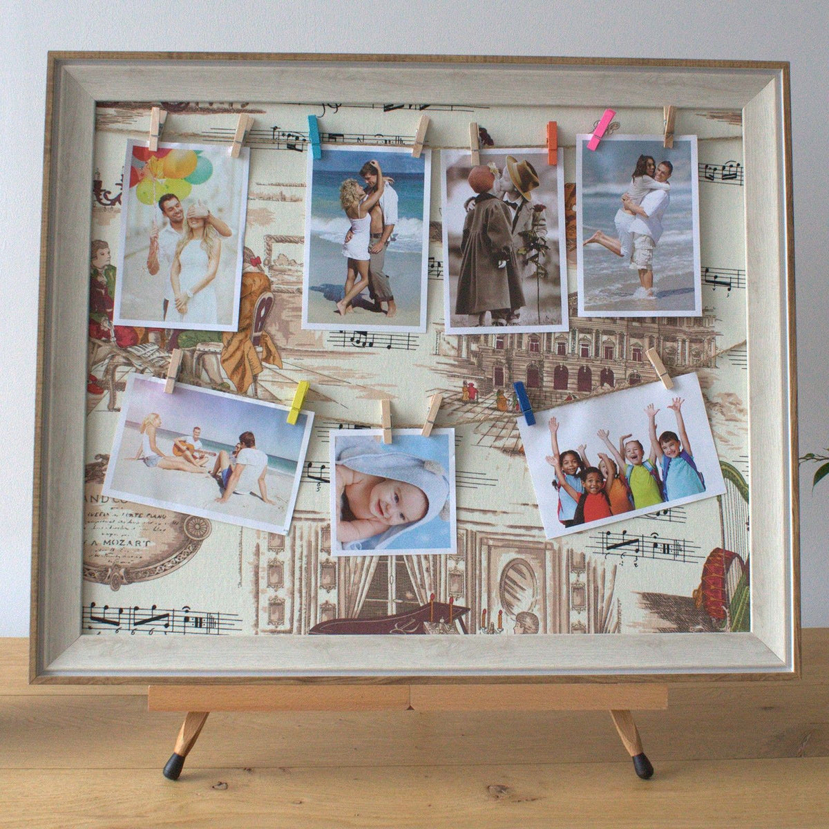 Large DIY Peg Photo Frame - Mozart Design – view 3