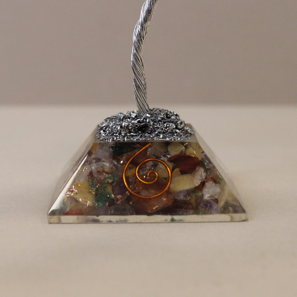 Multi Gemstone Tree with Orgonite Base - 80 Stone – view 4