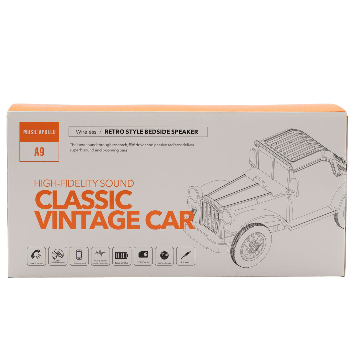 Vintage Car Bluetooth Speaker with Phone Holder – view 7