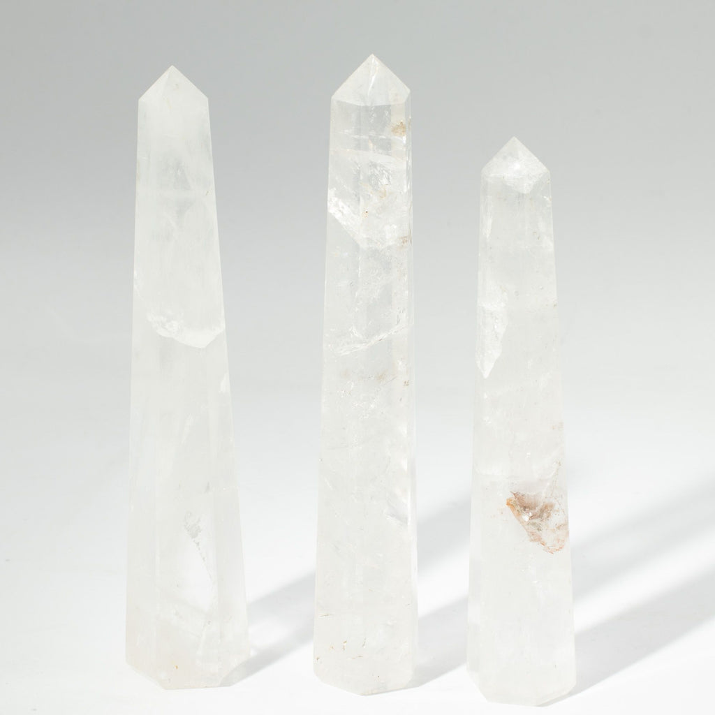 Rock Crystal Six Face Obelisk Point, approx 17cm – view 5