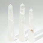 Rock Crystal Six Face Obelisk Point, approx 17cm – view 5