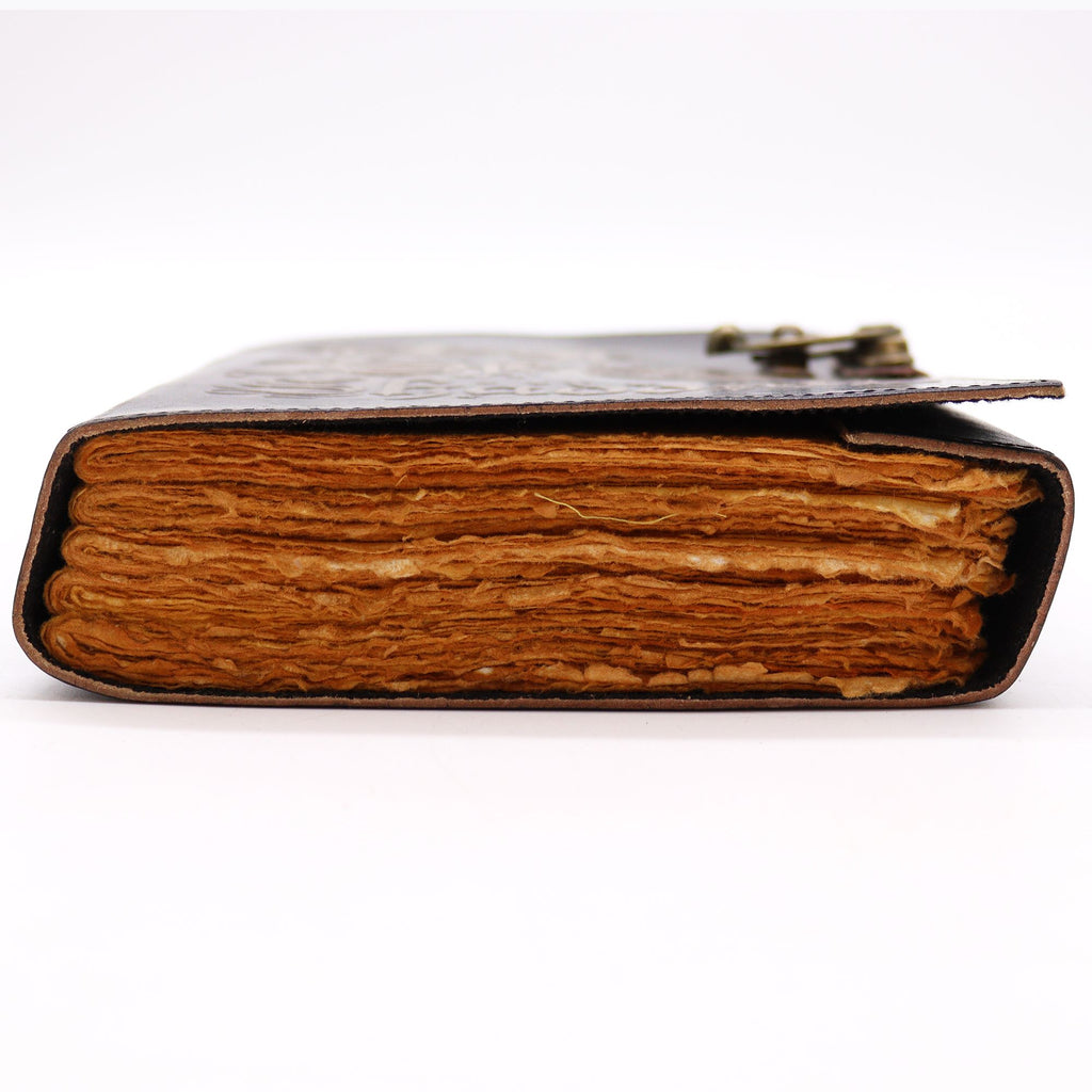 Book of Shadows Leather Journal, 200 Deckle Pages – 15x21 cm – view 4