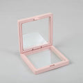Large 3D Floating Frame Display 11x11cm - Pink