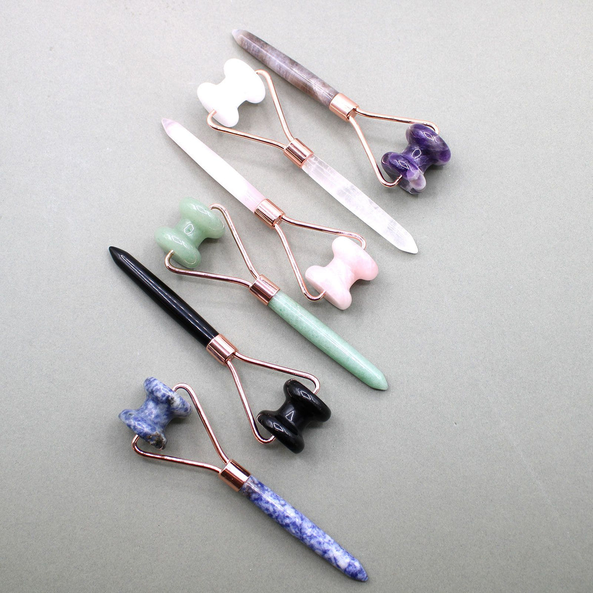 Gemstone Jawline Roller - Jade – view 3