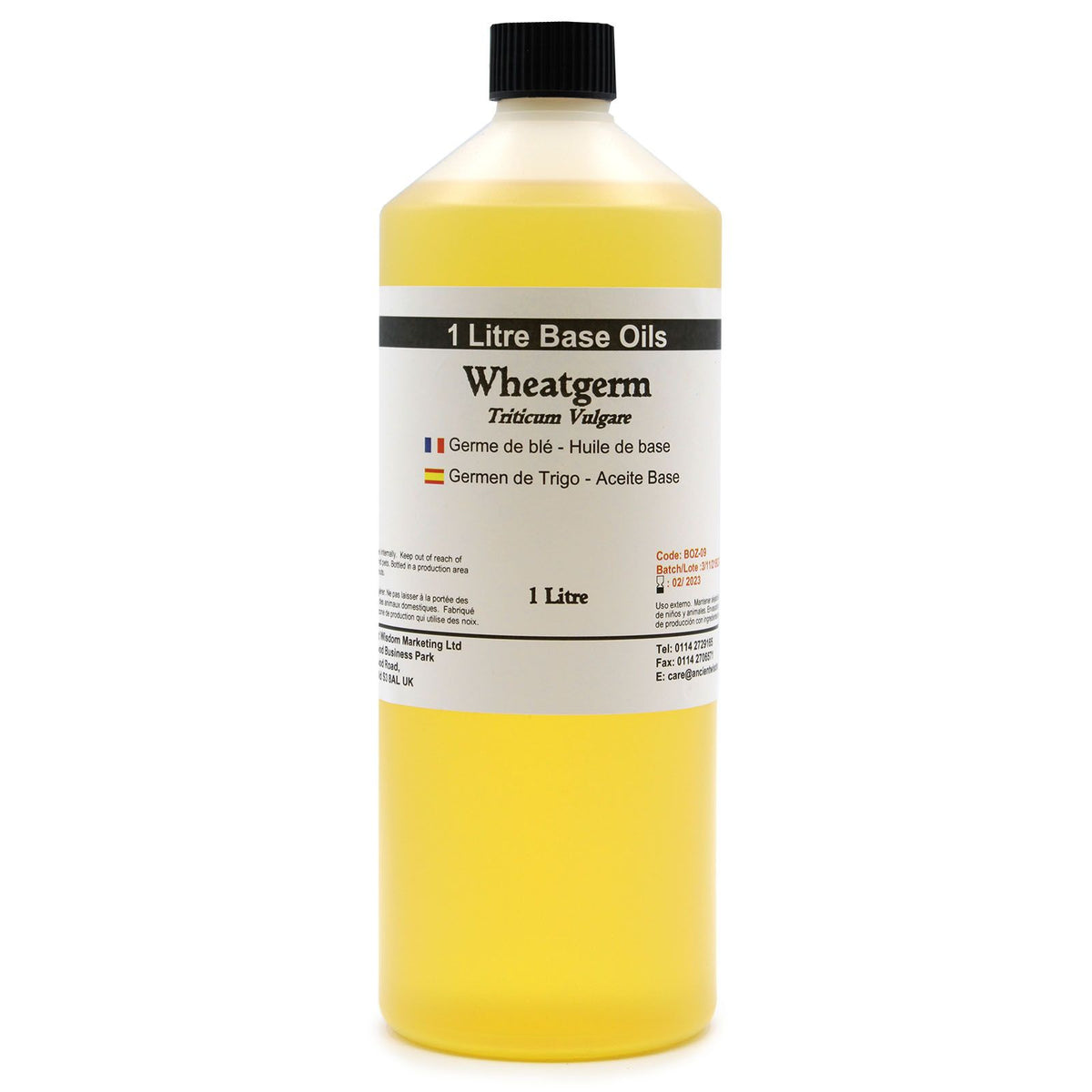 Wheatgerm Base Oil - 1 Litre