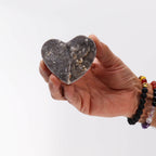 Large Calcite Heart, approx 6.5-8.5cm – view 3