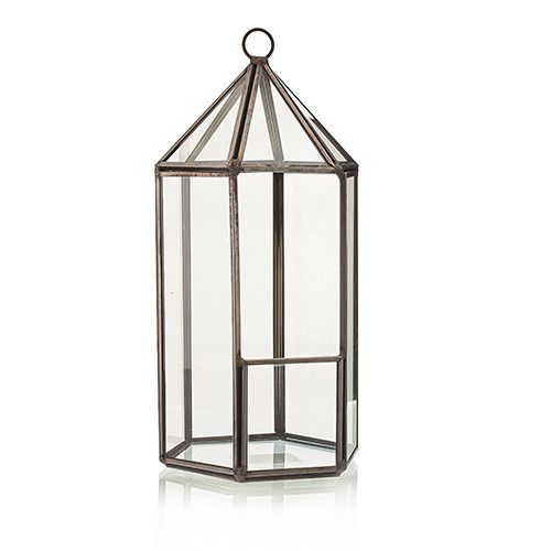 Glass Terrarium, Lantern Shape – view 5