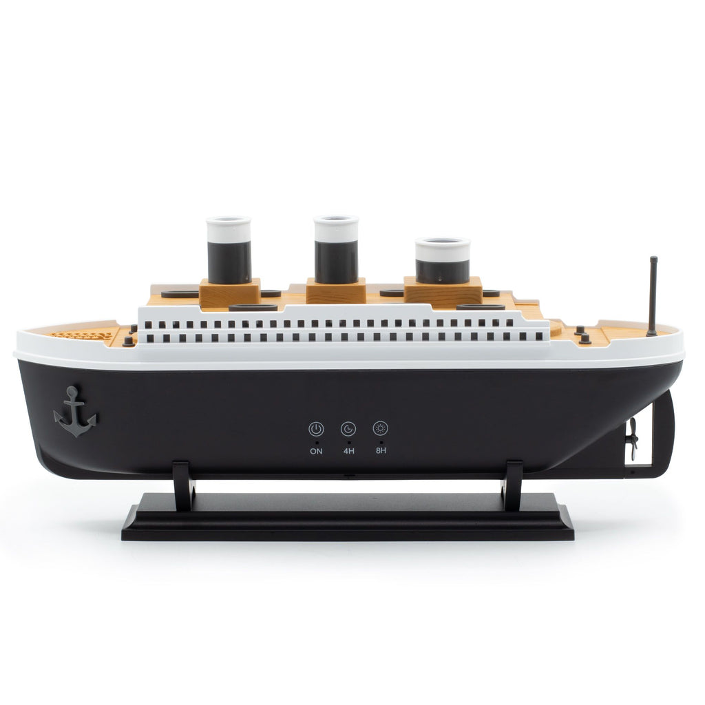 Ship-Shaped Aroma Diffuser with Puff Effect and LED Light