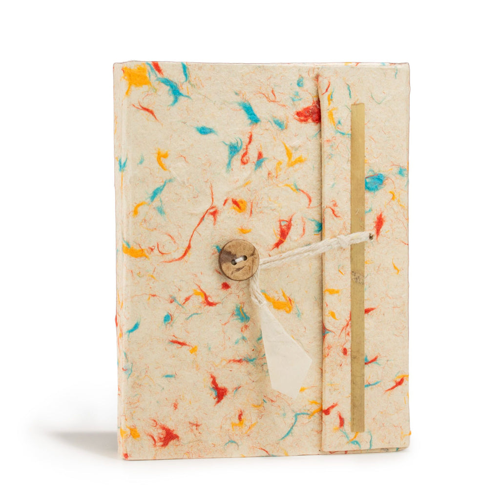 Lokta Mixed Cotton Fleck Notebook – Medium – view 4