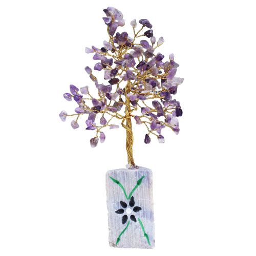 Amethyst Gemstone Tree - 160 Stones - 20.5cm