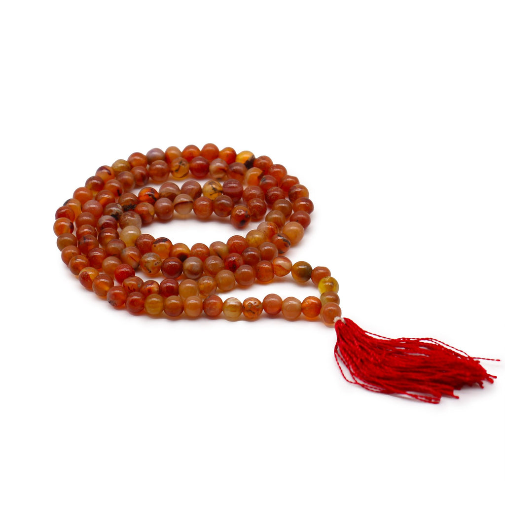 108 Bead Mala - Carnelian – view 2