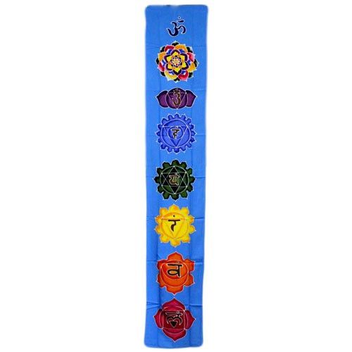 Chakra Drop Banner - Sky Blue - 183 x 35 cm
